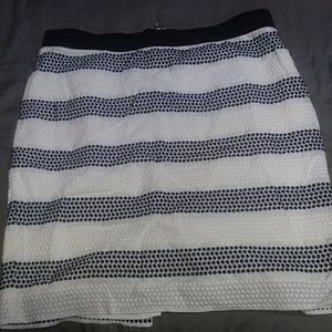 Black and white skirt